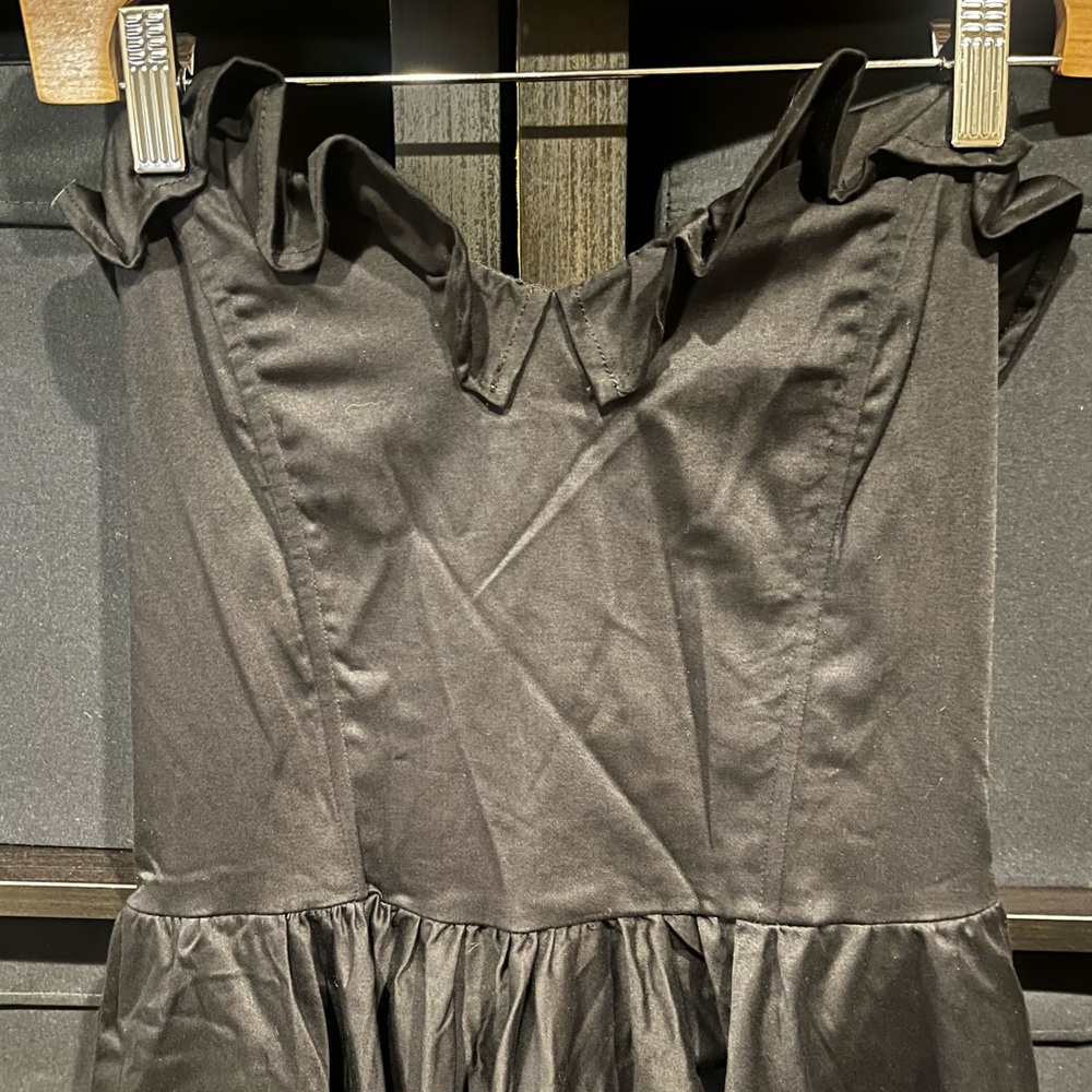 Pinup Couture PUG Laura Byrnes Black Sleeveless Swing Dress Size L NWT - Picture 2 of 6
